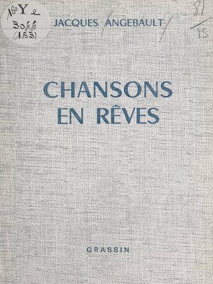 cover image of Chansons en rêves